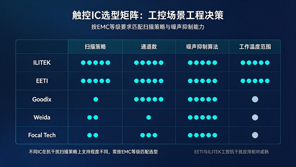 电容触摸屏生产厂家的核心技术能力评估：从干扰抑制到环境适应性的工程化设计
