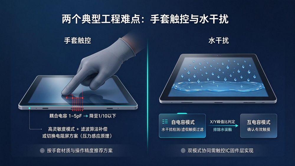 电容触摸屏生产厂家的核心技术能力评估：从干扰抑制到环境适应性的工程化设计