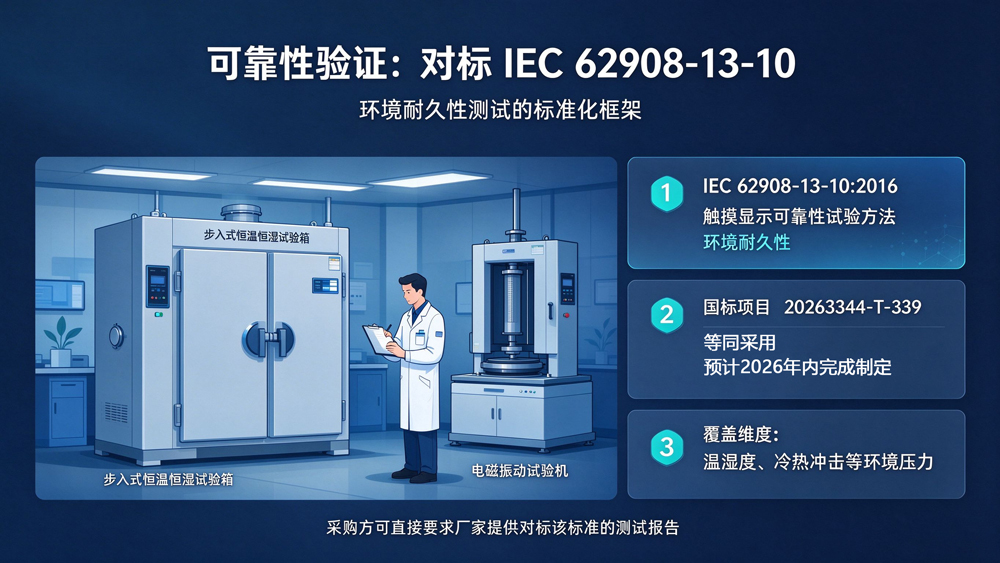电容触摸屏生产厂家的核心技术能力评估：从干扰抑制到环境适应性的工程化设计
